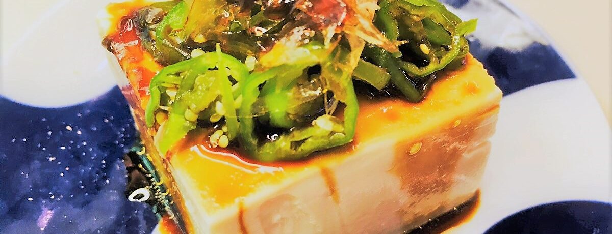 夏の簡単一品、ししとう冷奴