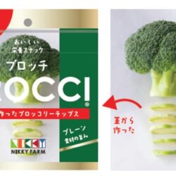 徳島県産ブロッコリーの茎からつくったチップス「BROCCI（ブロッチ）」発売！