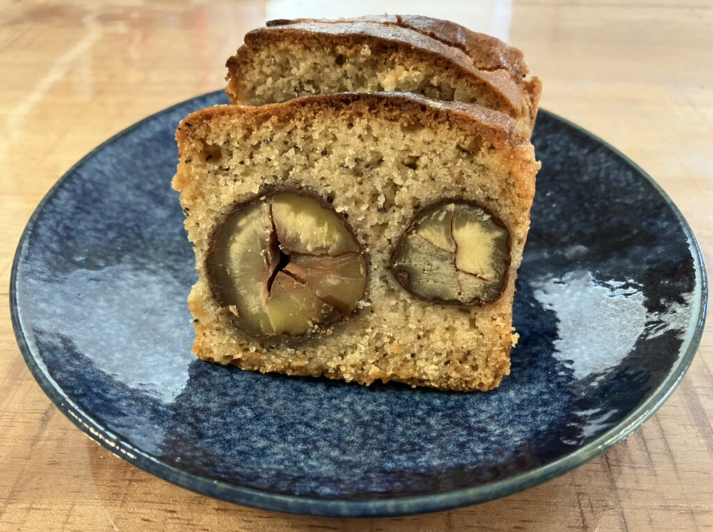 栗の入ったパウンドケーキ