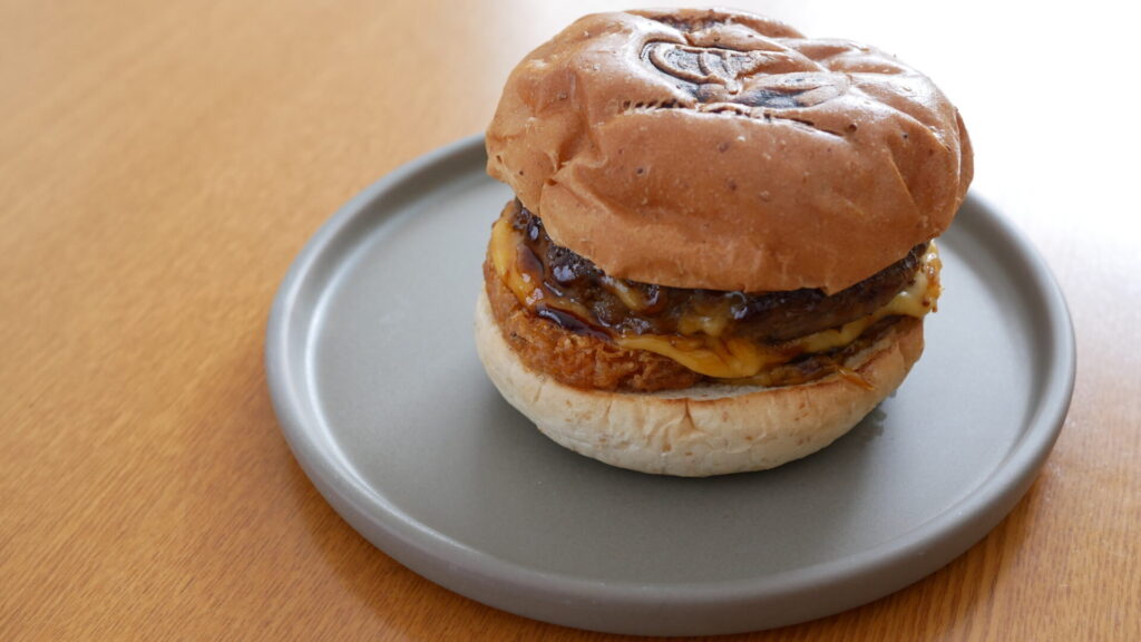 鹿肉ハンバーガー