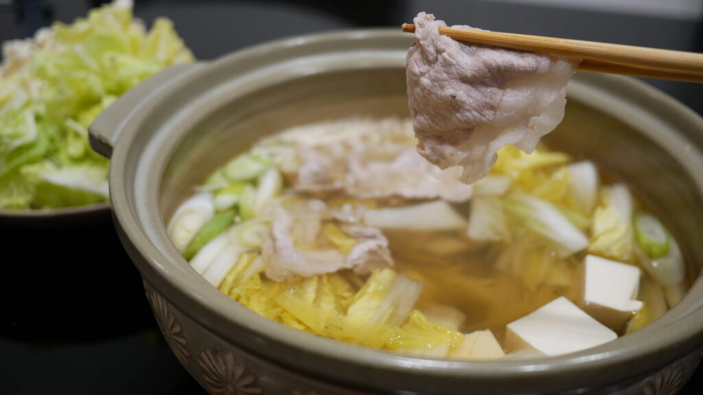 阿波とん豚のしゃぶしゃぶ