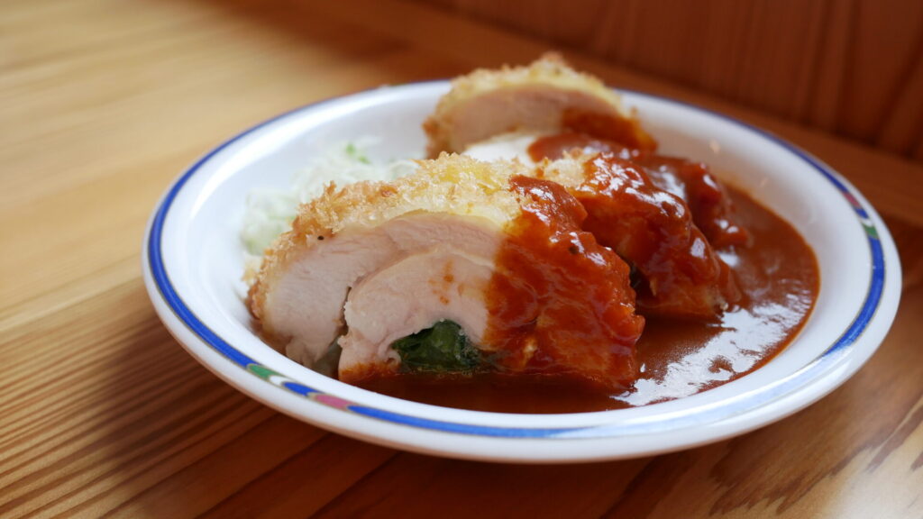 つるむらさき肉巻きカツレツ