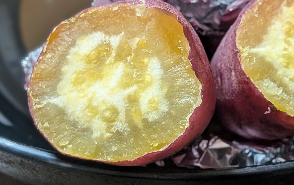 焼き芋の断面